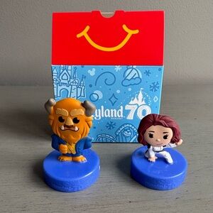 McDonald's Disneyland 70th Happy Meal Toy Beast & Black Widow  NEW